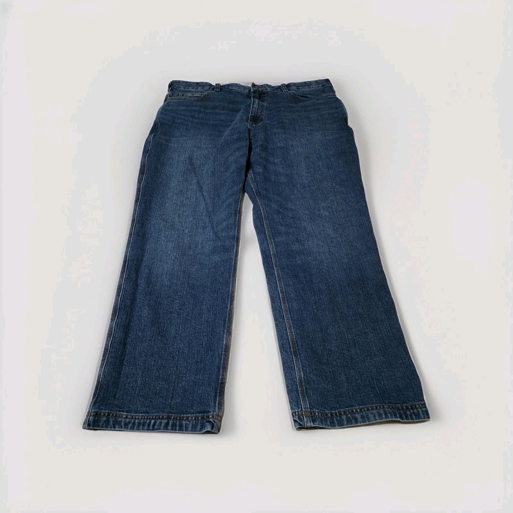 Duluth Trading Co Jeans Men's Size 40x30 Blue Dark Wash Ballroom Double Flex